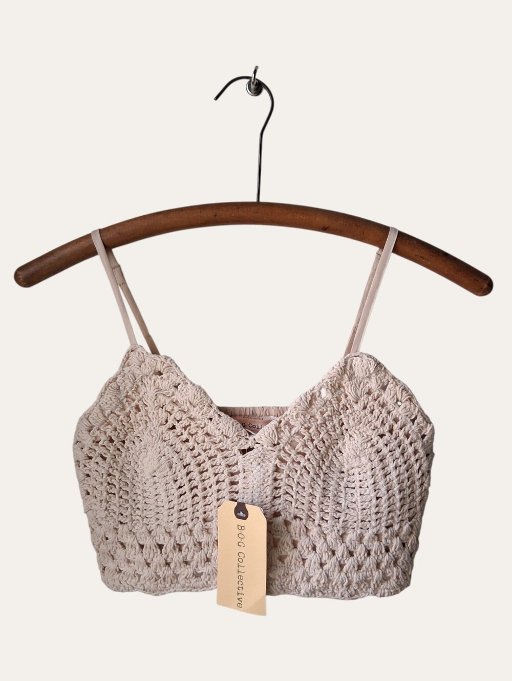 B.O.G Collective Crochet Bralette Top